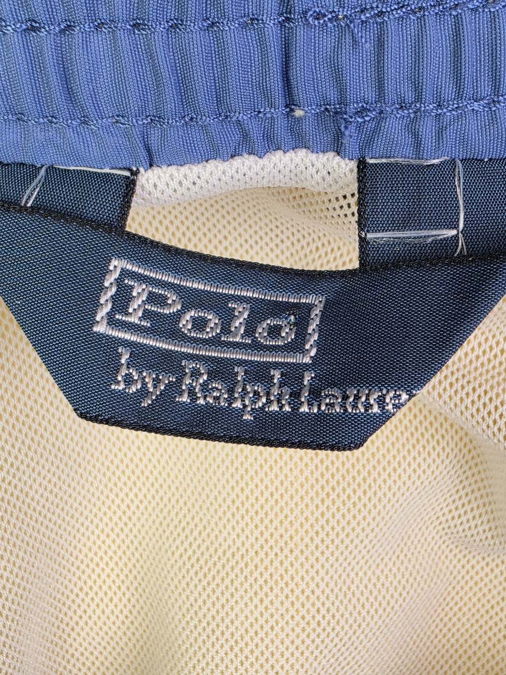 Polo Ralph Lauren Men's Swim Trunks Size L Yellow Nylon Elastic Waist Pony Logo - Picture 4 of 15